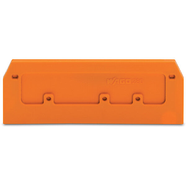 WAGO Abschluss-/Trennplatte orange, 2,5mm 280-371